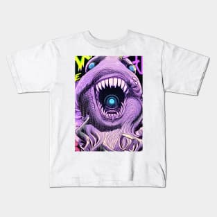 Retro Comics Monster Kids T-Shirt